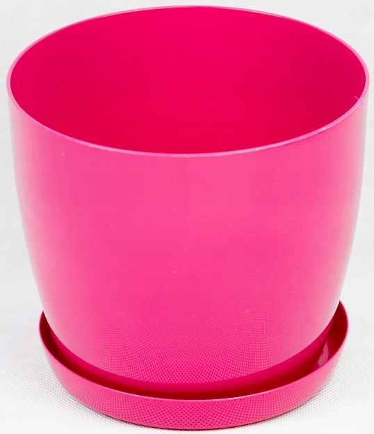 BratGO kvetináč 28 cm x 28 x 25,1 cm priemer 28 cm plastové odtiene ružovej